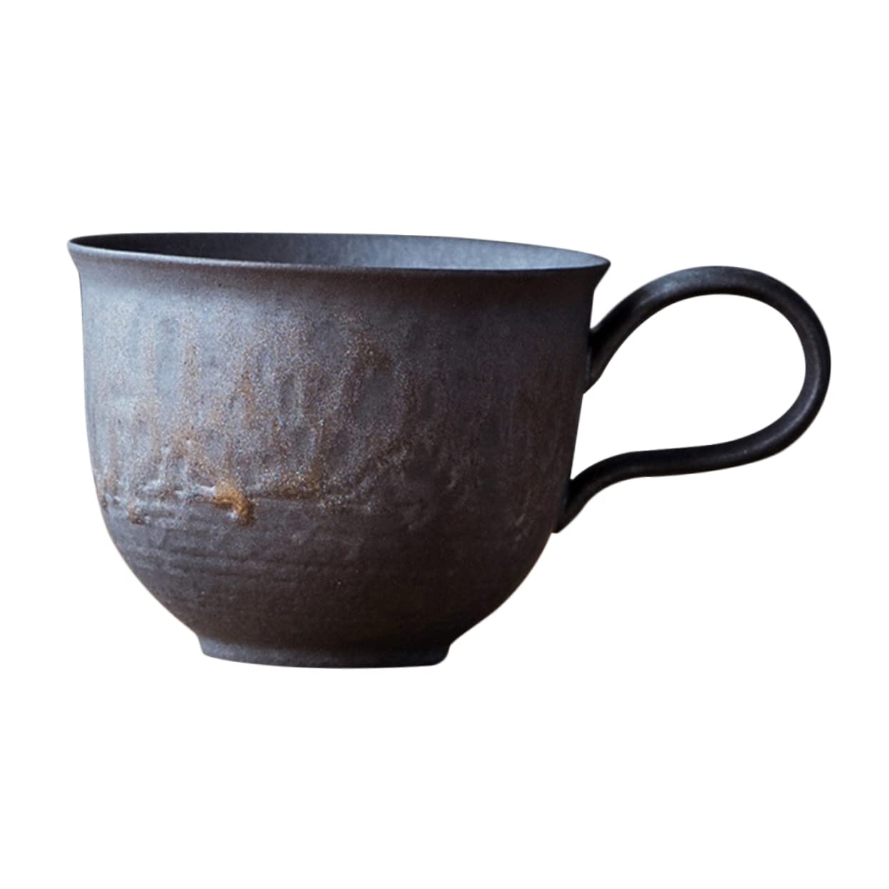 Mug de bureau vintage en céramique artisanale au design compact