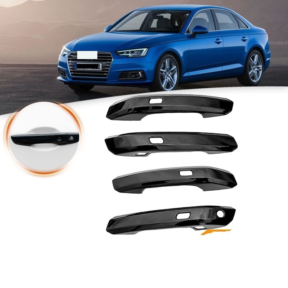 Auto Türgriff Abdeckung Set 8-tlg - Schwarze Dekorations Verkleidung Für Duran