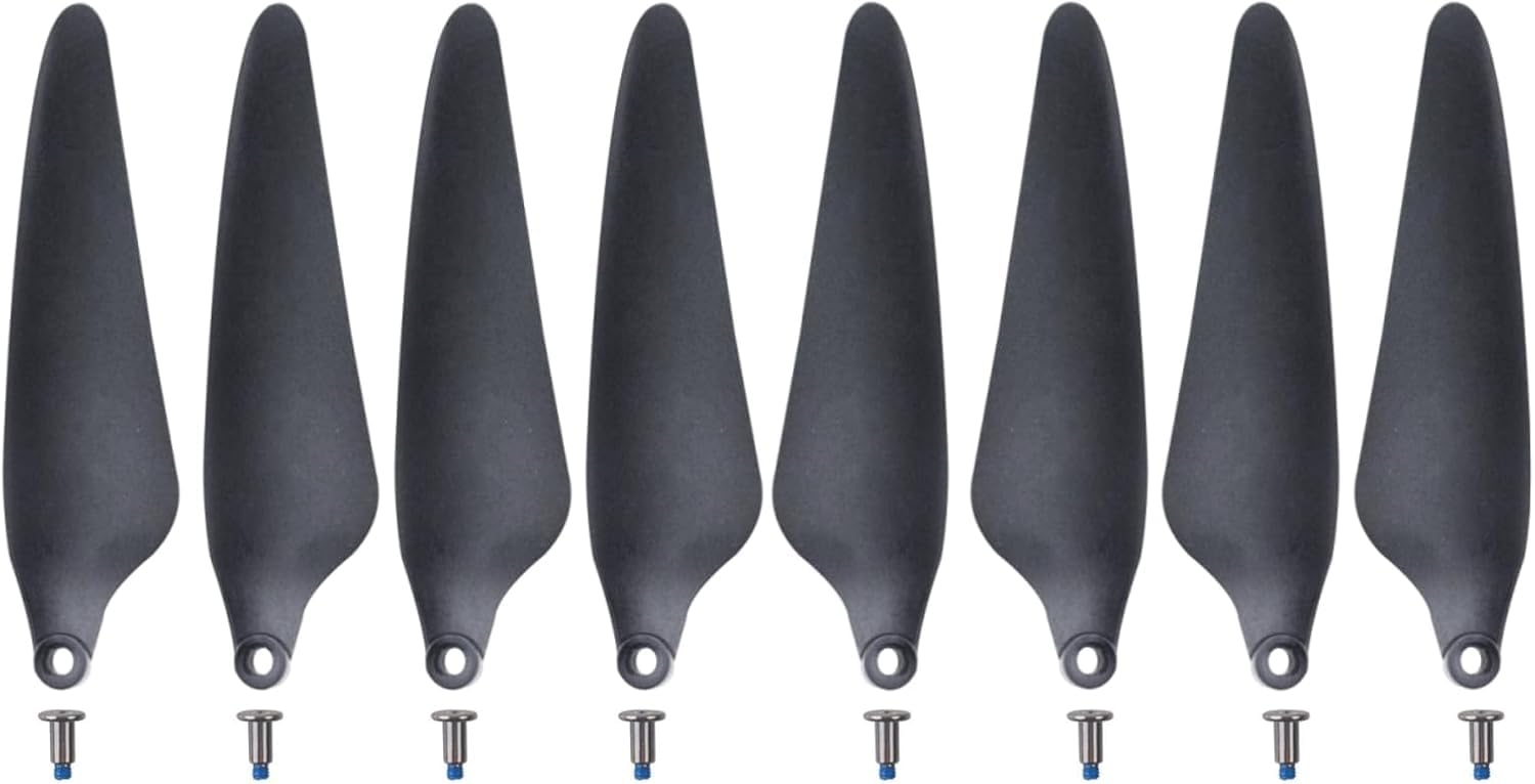 ZYGY 16PCS Propeller for HS360S Aerial Quadcopter RC Drone Blade Parts, Black - Image 3