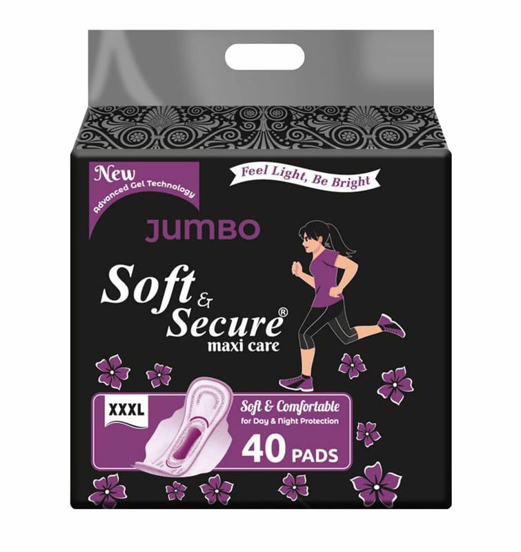 SOFT & SECURE Cotton Cover Wings Upto 24 hrs Protection (Pack of 40, XXXL) (B0C9JHMZPT) Amazon Price History, Amazon Price Tracker