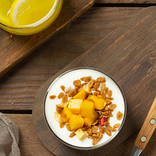 PATKAW Glazen Dessertbeken Kommen: 4 Stks Heldere Ijsbekers Voorgerechten Cupumbler Serveerbekers Voor Yoghurt Mousse Puddings Voorgerechten Sundaes Cake Tiramisu Proeverij 190 Ml - Image 4