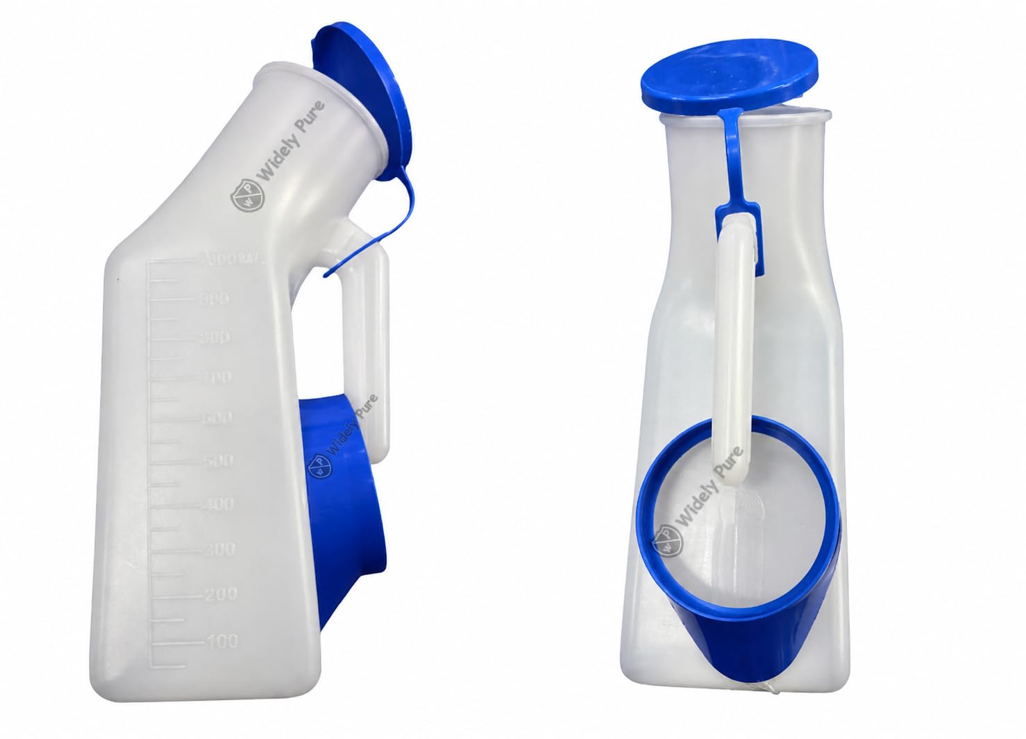 Widely Pure Urine Pot 1000 Ml Male And Female Urine Collector For Bed Patient Premium Quality (Pack Of 2), White-image-26