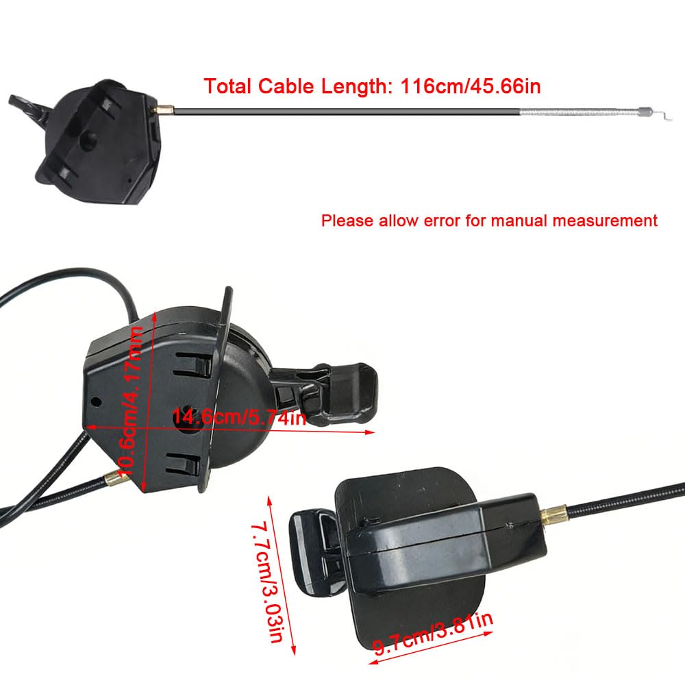 Amazon.com : tooloflife 746P06891 Throttle Choke Cable, Fits for
