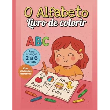 Capa do livro o Alfabeto - livro de colorir (Portuguese Edition)
