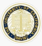 Generic Set of 3 - UC Davis Seal Sticker - Sticker Graphic - Auto, Wall, Laptop, Cell, Truck Sticker for Windows, Cars, Trucks