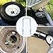 lifgarfe Trailer Spare Tire Mount Bracket U-Bolt Tire Carrier Holder Fit for Side Mount 4 or 5 Lug