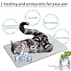 Sporgo Kühlmatte für Haustiere: 30x20cm Kaninchen-Kühlkissen, Aluminiumlegierung Kühlplatte Sommer-Eisbett für Meerschweinchen, Hamster, Kaninchen Andere Kleine Haustiere