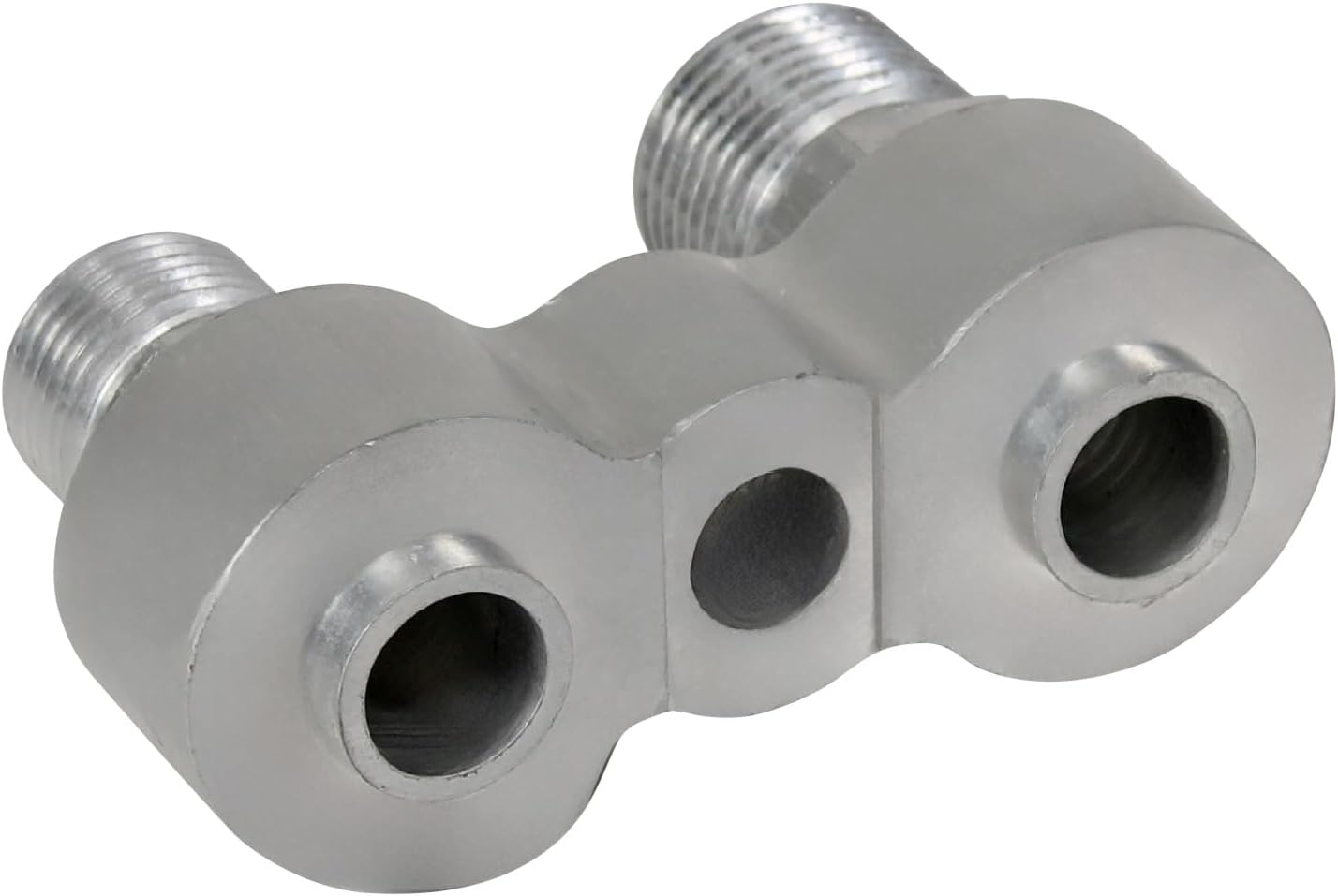 Pad Mount Fitting for GM R4 or A6 Compressors, Horizontal Block to O-Ring Style #91-0007