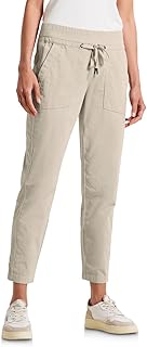 Street One Women's Loose Fit Corduroy Trousers