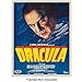 Dracula - The invisible Man - The Mummy - Frankenstein - Vintage Horror Monster Movie Poster Set - Home Theater Wall Art Decorations - Creepy Classic Scary Movie - Man Cave, Boys Bedroom, Teens Room