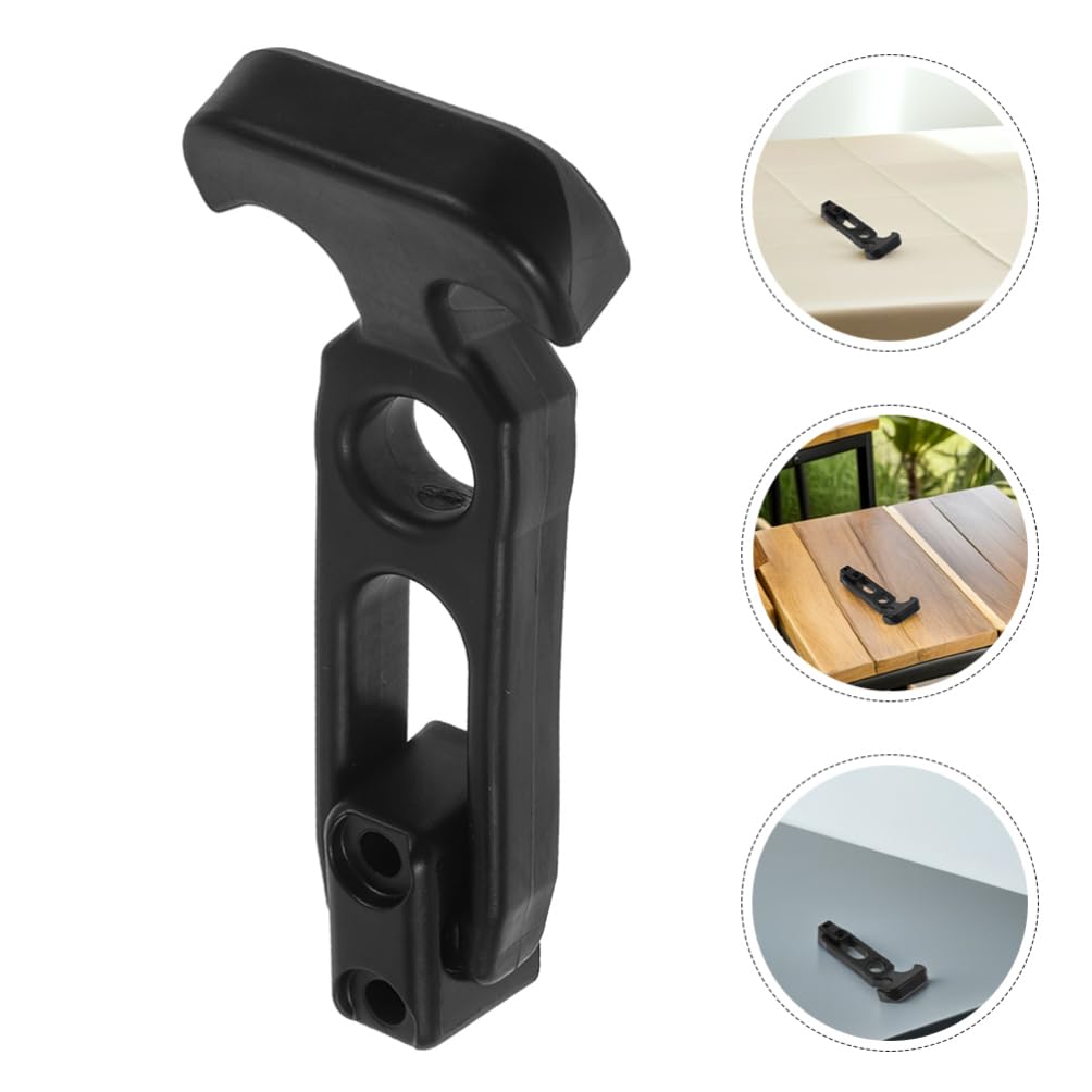 Alipis 4pcs Rubber Engine Hood Latches for Truck Tool Box Flexible Draw Latches for Cargo Trailers and Vehicles Easy to Install Box Locking Mechanism