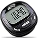 3DTriFit 3D Pedometer Activity Tracker | Best Pedometer for Walking with 7-Day Memory & Pause for Men & Women. Fitness Tracker Accurately Tracks Steps, Calories Burned, Distance & Speed (Black)