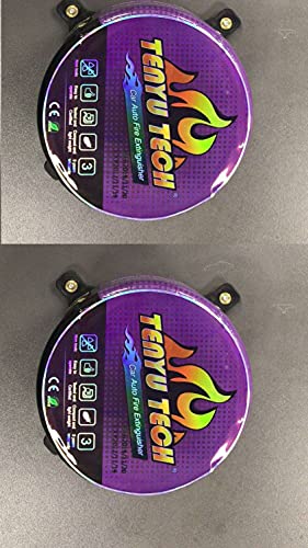 TENYU Car, Electric or Circuit Box Automatic Self-Activation Fire Extinguisher Fire Suppression Device (Purple)