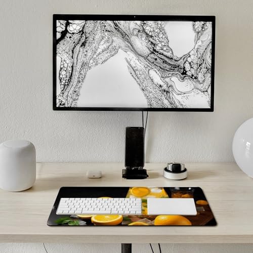 Tapis de souris grand format pour bureau à domicile antidérapant