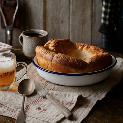FAQQI Extra Large Yorkshire Pudding Pans 10 in Deep Tins 2 Pack