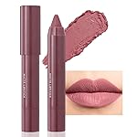 BINGBRUSH Crayon Matte Longwear Lipstick Pack Set,Moisture Smooth Color Stick Ultimate Lip Crayon for Makeup Collection - 24 hour lipstick waterproof and smudge proof Velvet Lipgloss (07)