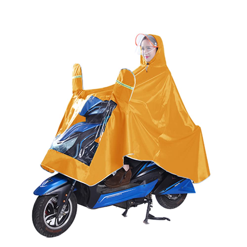 TBDdsd Cycling Raincoat, Rain Raincoat Multifunctoutdoors Bike/Ebike/Motorcycle/Scooter Poncho Hoodie Cape(Unique Colour)