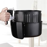 Vista 6 de Freidora de aire, freidora de aire digital de 5.8 cuartos de galón, freidora eléctrica de aire caliente sin aceite, 7 ajustes preestablecidos