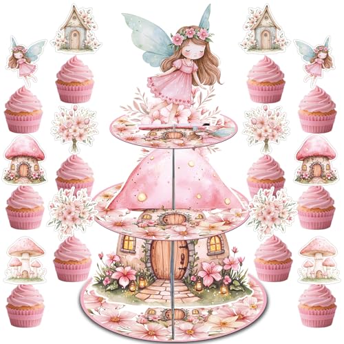 Deorfuy Fairy Cupcake Stand
