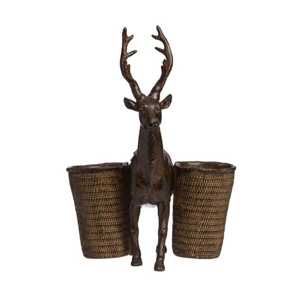 Stiftehalter Stifthalter Stifteköcher Schreibtisch-Stifthalter, Multifunktionaler Hirsch-Stifthalter, Büromaterial, Desktop-Aufbewahrungs-Dekorationszubehör, Stifthalter-Cup Stiftköcher Schreibtisch O