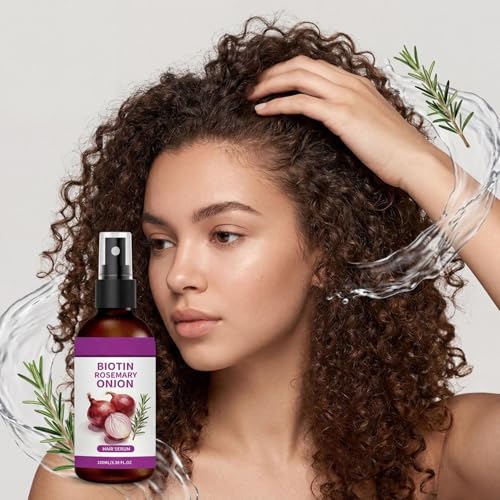 Sérum capillaire oignon rouge et romarin, le spray hydratant léger pour votre routine du matin