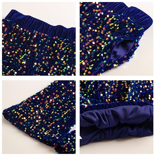 Image of WELAKEN Sequin Casual Pants for Girls with Lining Kids & Little Girl's Sparkling Trousers