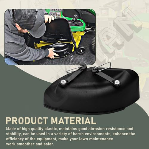 GY20417 Mulch Cover Kit 48\" Compatible with John-Deere Lawn Tractors Deck LA140 155C E170 X140 L130 D150 1948GV Z245 Z355E 100 - with Mounting Accessories