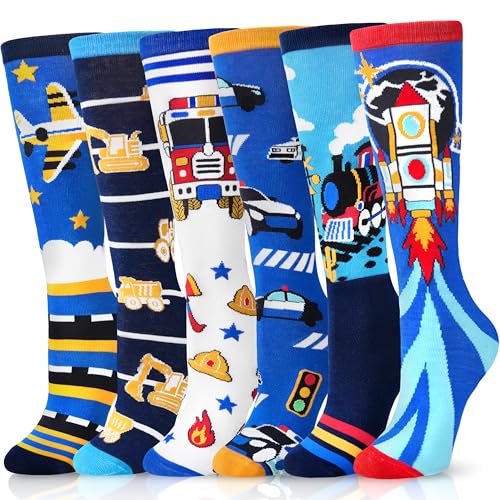 ANTSANG Kids Knee High Novelty Socks