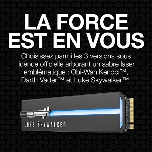 Image of Seagate Lightsaber Collection Special Edition FireCuda SSD 1TB Solid State Drive - M.2 PCIe Gen4 x4 NVMe 1.4, up to 7300MB /s, Customizable RGB LED Lightsabers (ZP1000GM3A053)