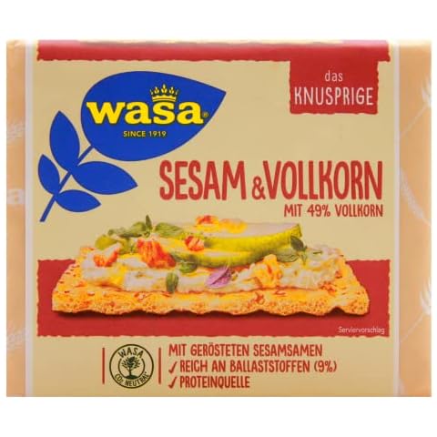 wasa Sesam & Vollkorn Knäckebrot, 12er Pack (12 x 200g) Cover