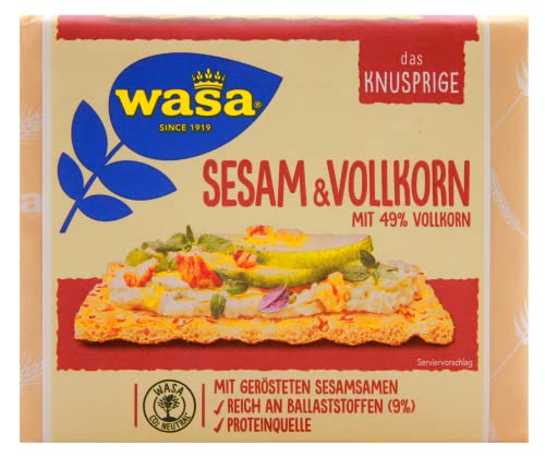 wasa Sesam & Vollkorn Knäckebrot, 12er Pack (12 x 200g)