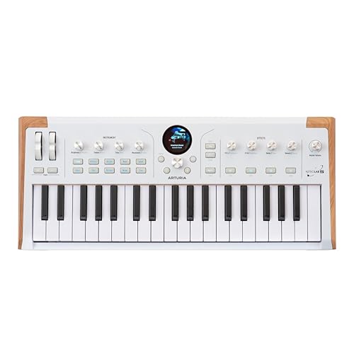 Arturia AstroLab 37-Key, Velocity-Sensitive Slim-key keybed with Aftertouch, Streamlined and Intuitive Interface, USBC/USB (White)