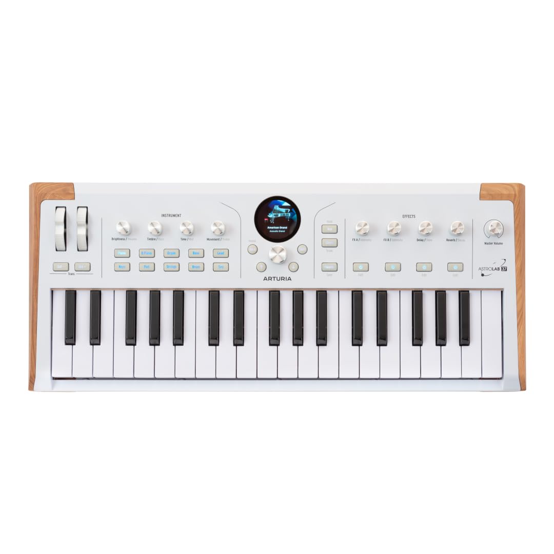 Arturia AstroLab 37-Key, Velocity-Sensitive Slim-key keybed with Aftertouch, Streamlined and Intuitive Interface, USBC/USB (White)-image-11