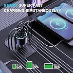 CHIPOFY 300W USB C Car Charger, 6 Ports (4 USB C + 2 USB A) - Image 6