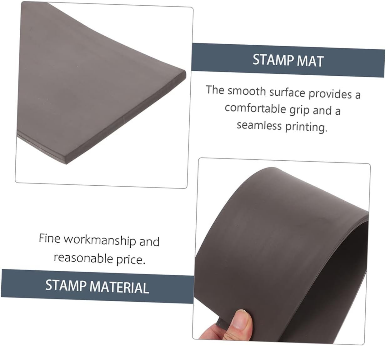 2Pcs Photosensitive Stamp Making Pad Cuttable Stamp Making Mat for Stamps Ideal for Stamping Platform Use Crafting and Projects