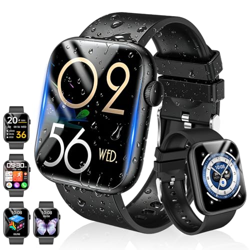 �X�}�[�g�E�H�b�` 2026�N Bluetooth5.4�Ή� AI�����A�V�X�^���g���� 1.85�C���`���� ����HD IPS�t�� �����ʌv 100+�X�|�[�c���[�h IP68�h�� ���y�Đ� LINE/SMS�ʒm �X�}�z���� �j�����p ���{��������t��