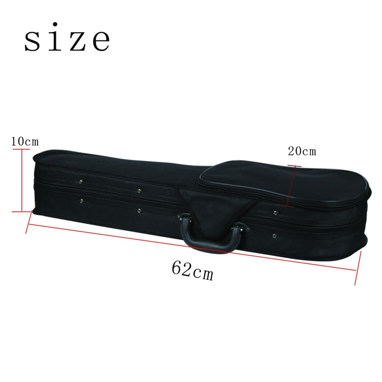 Kit Di Violino Professionale Violino Acustico Nero Da 1/8 Con Custodia E Archetto Accessori Per Violino Per Principianti