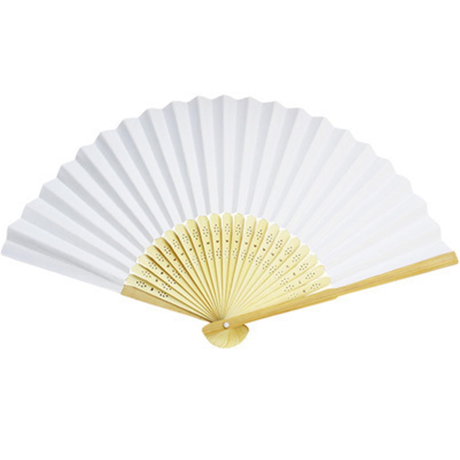 ENSDIEPLS Paper Wood Folding Fan