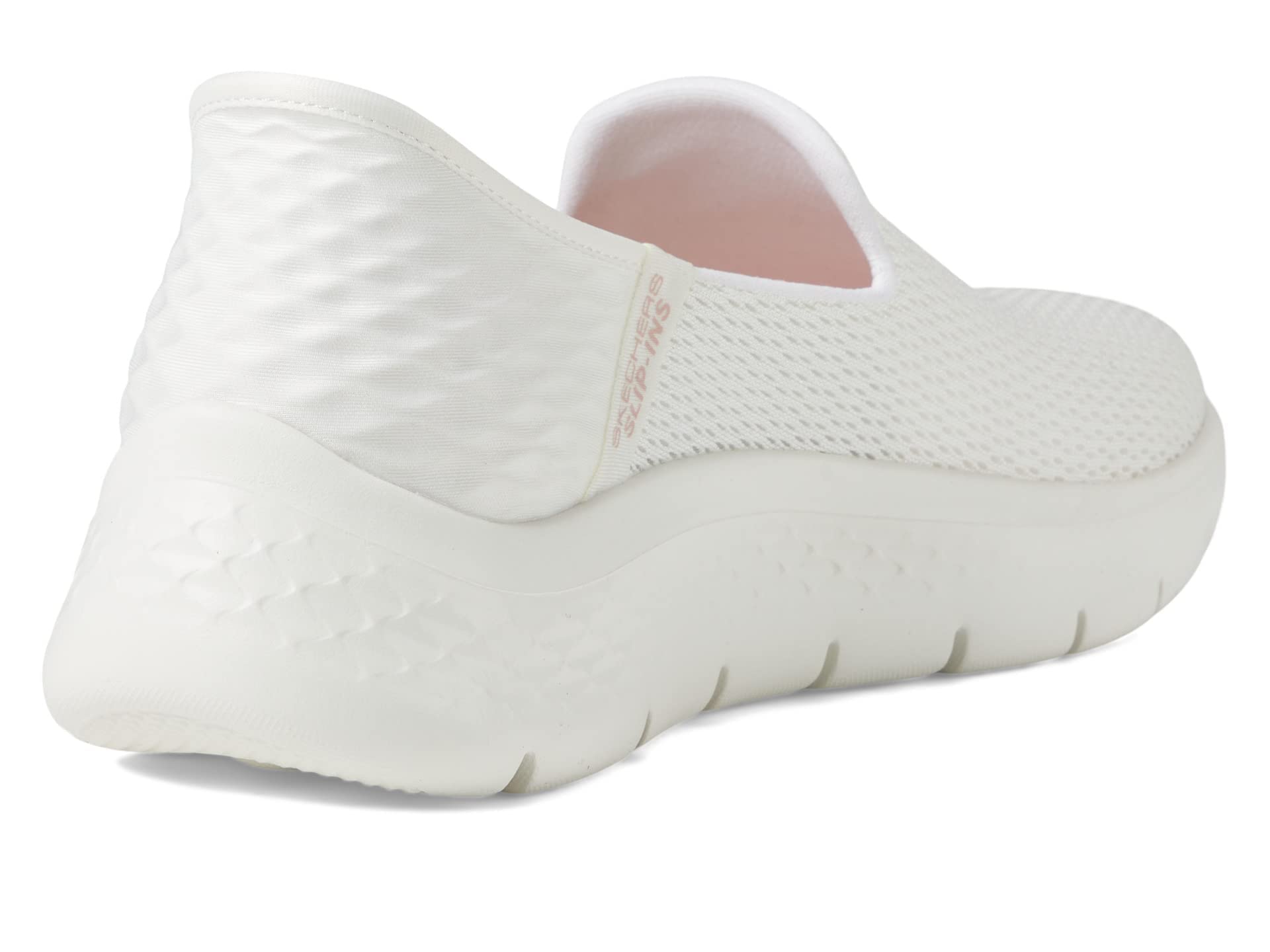 Skechers Women's Hands Free Slip-ins Go Walk Flex-Relish, Scarpe da Ginnastica Donna, Bianco Panna, 39 EU Larga