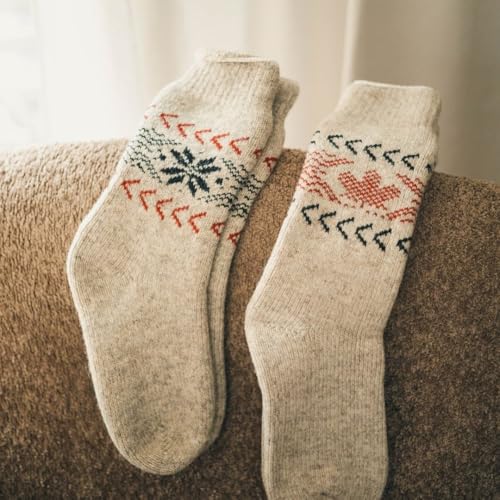 J.B. Field's Icelandic Men's -40 Below "True North" Thermal Winter Socks (2PK)4