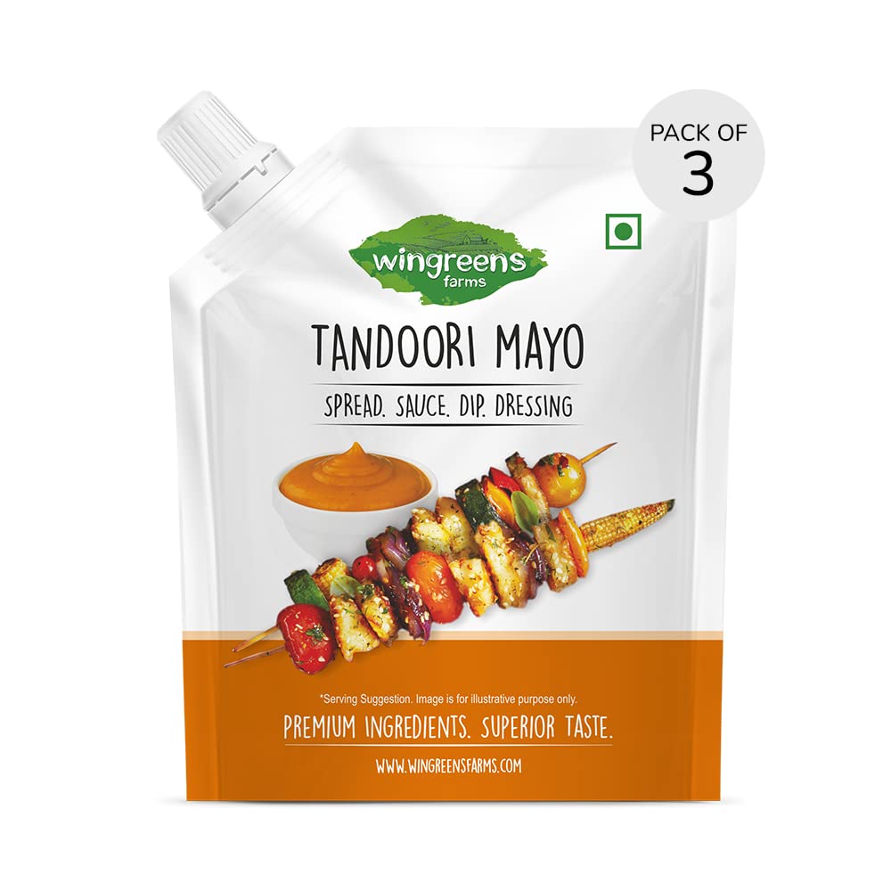 Wingreens Farms- Tandoori Mayo 180 gm (Pack of 3) (B0B6G5BXW4) Amazon Price History, Amazon Price Tracker