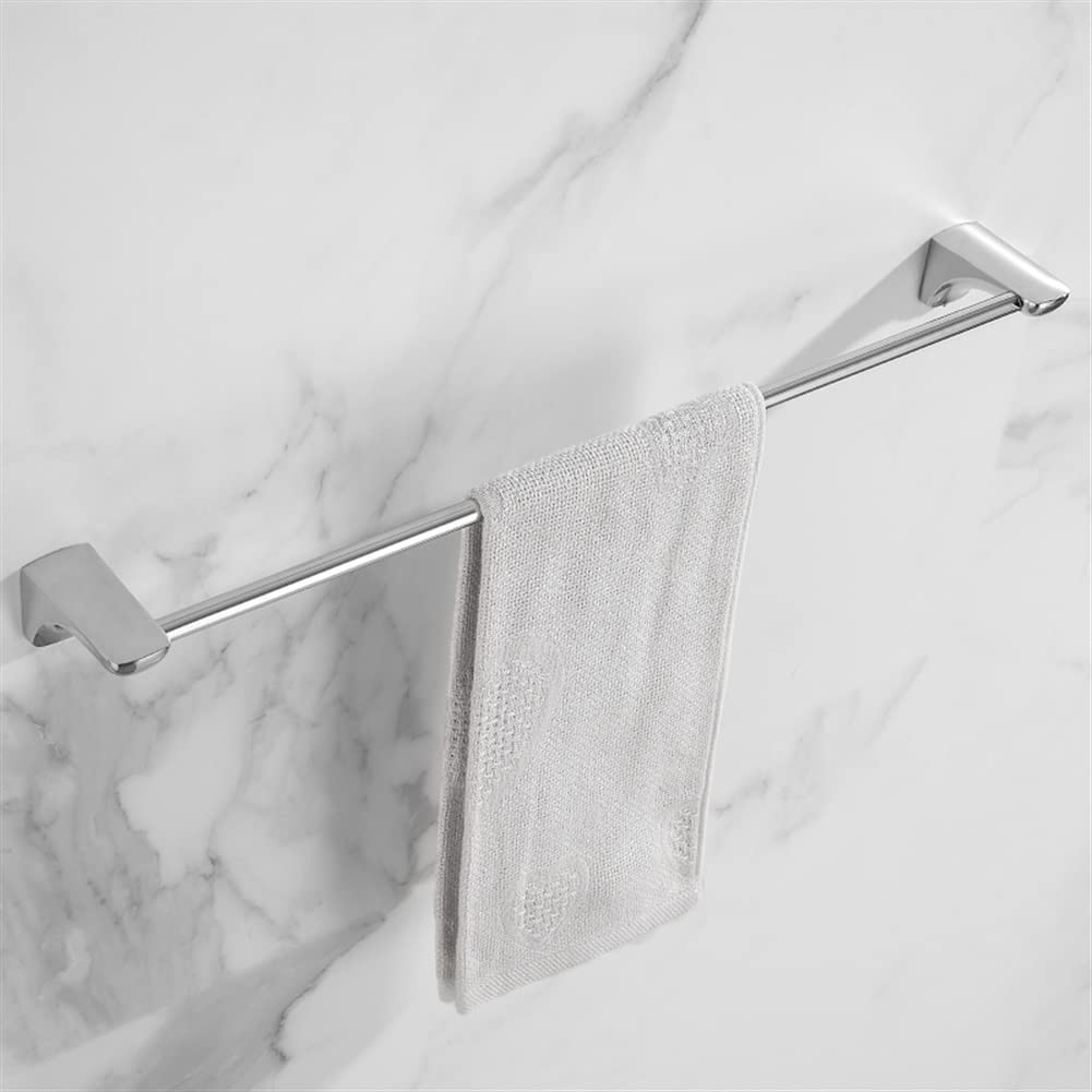 Towel Rack, Towel Rail for Bathroom, Stainless Steel Towel bar, Single bar Nordic Minimalist Bathroom Hand Towel Holder, Toilet Shelf/Gun Gray 60cm/a (Plated 40cm a)