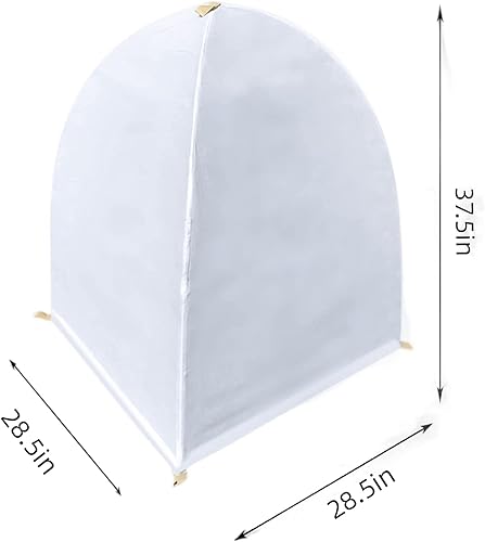 Miniatura 2 de ZUBOLO Cubiertas para plantas de 28 x 28 x 37 pulgadas, protección contra la congelación de plantas, protección contra congelación de plantas,