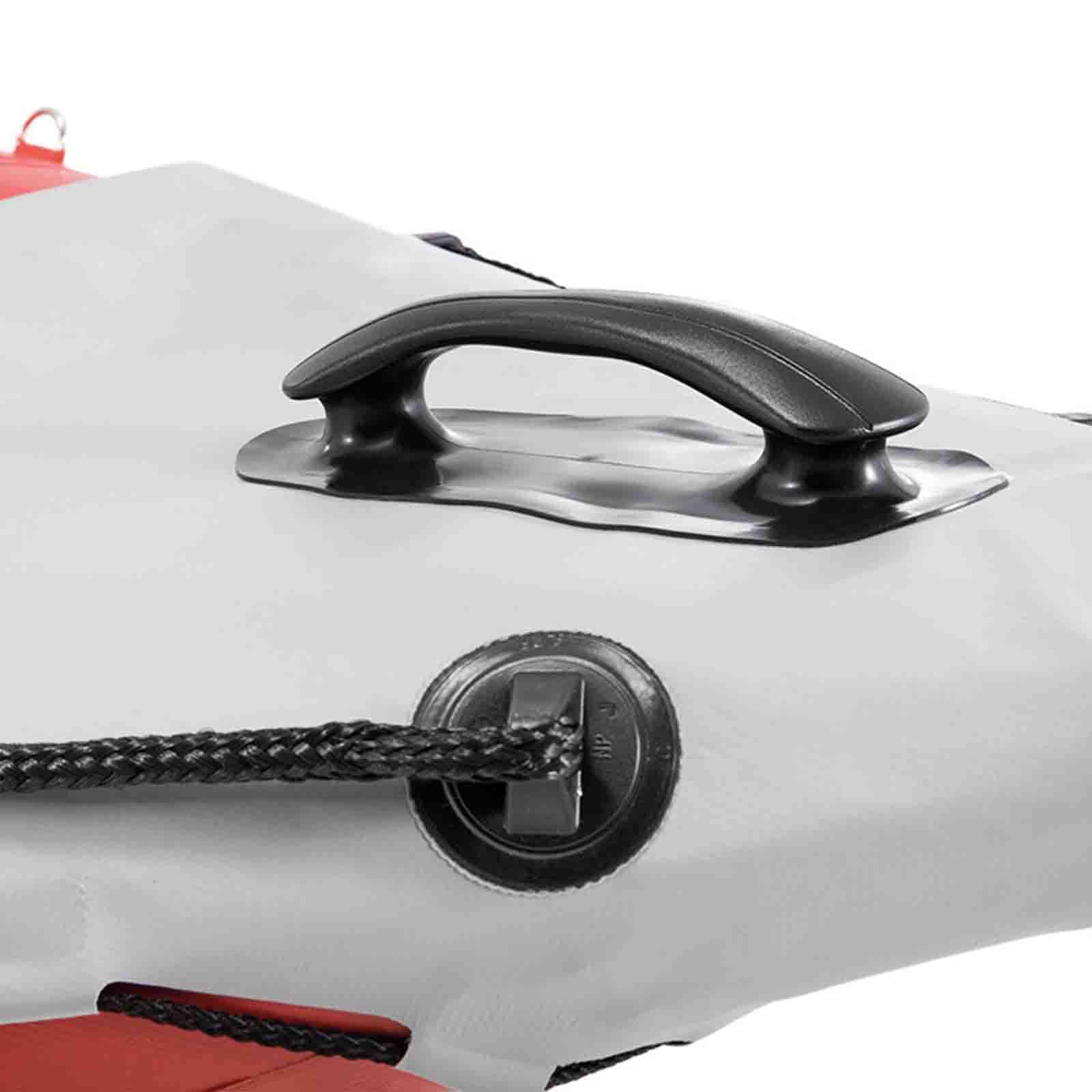 FJAUOQ Canoë Gonflable 2 Personnes Bateau d'assaut Bateau Pneumatique en Caoutchouc Bateau Gonflable Bateau De PêChe Fond Dur Kayak Bateau pour Les Sports Nautiques Natation Plage Utilisat