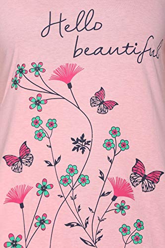 Image of In Love Women's Printed Cotton Plus Size Longline T-Shirt Half Sleeve with Pockets Pack of 2
