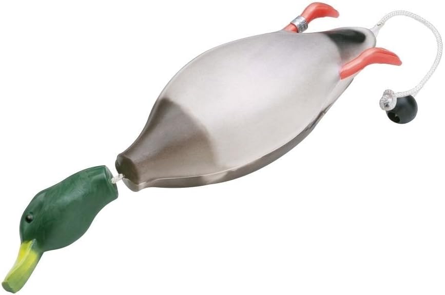 Dokken Miniature Mallard Dog Training Dummy and Pro Dog Training Whistle for Shed Hunting Dogs (Black) DM100/W100B