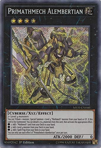 Yu-Gi-Oh! - Primathmech Alembertian - MYFI-EN040 - Secret Rare - 1st Edition - Mystic Fighters