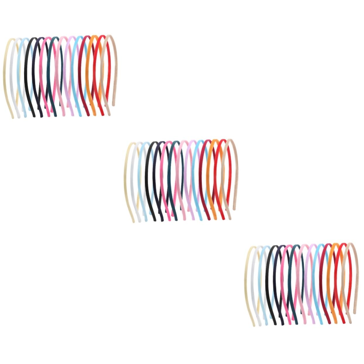 FRCOLOR 168 cerchietti alla moda per capelli a coda di cavallo, con cordoncino a rete, per capelli, per bambini