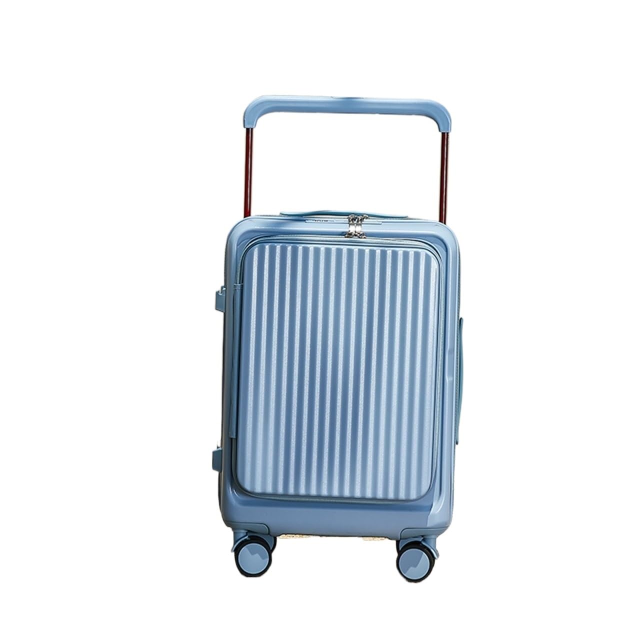 Wielofunkcyjny Bagaż Lekki Do Podróży Walizka Otwierana Od Przodu(Blue,26inch)