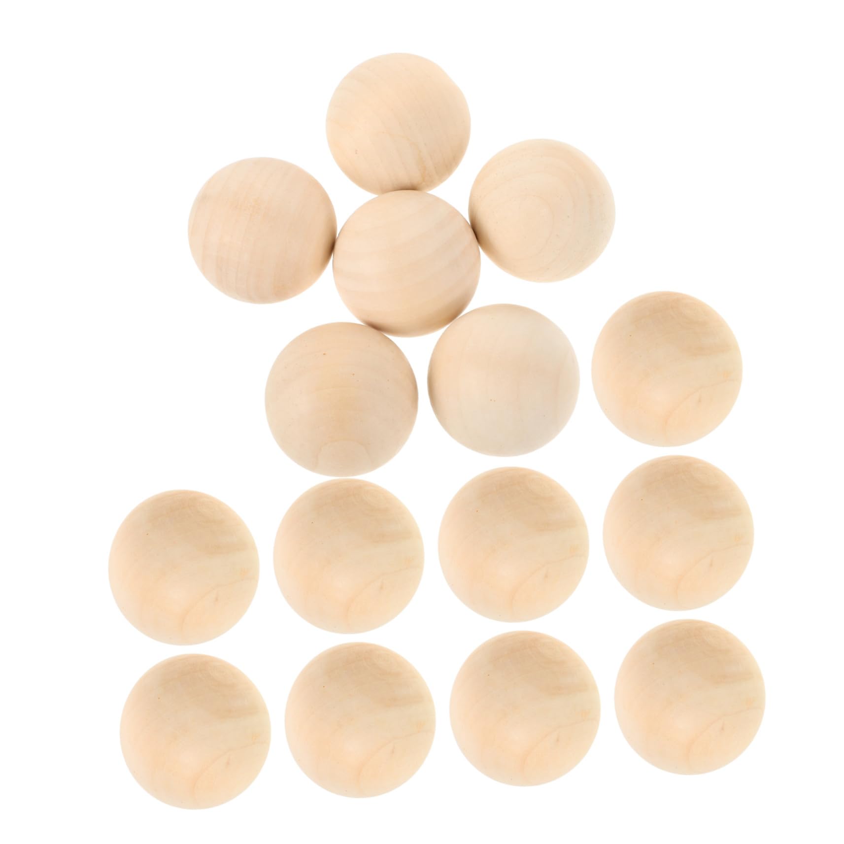 15pièce Boules De Hockey Bois Boules De Hockey Stables Et Durables pour Entraînement Extérieur sans Rebond Idéales pour Compétitions Et Jeux De Rue